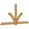 Ekena Millwork Redmond Rough Sawn Timber Gable Bracket, Western Red Cedar, 108"W x 54"H x 2"D x 6"F, 12/12 Pitch GBW108X54X0206RED00RWR - alternate 3